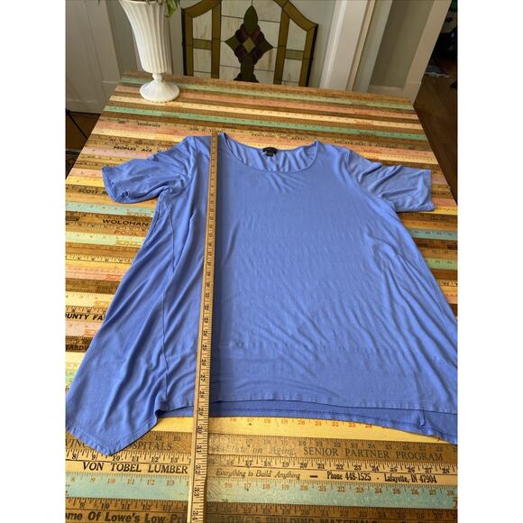 J Jill XL Wearever Collection Short Sleeve Tunic Top Rayon Back Detail LOT of 2 - Picture 14 of 15